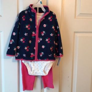 Baby 3 pc micro set 24 months baby girl.
